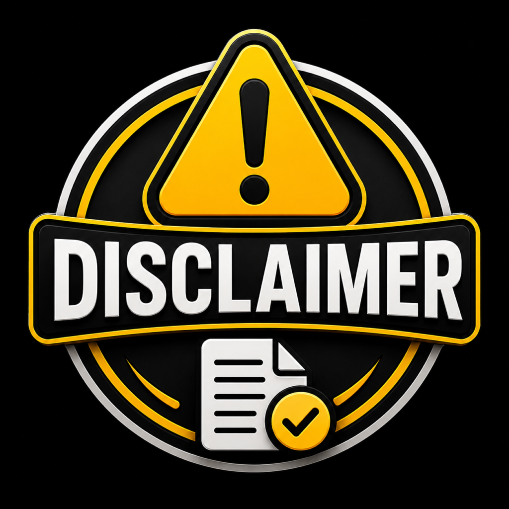 Disclaimer Y1 Game